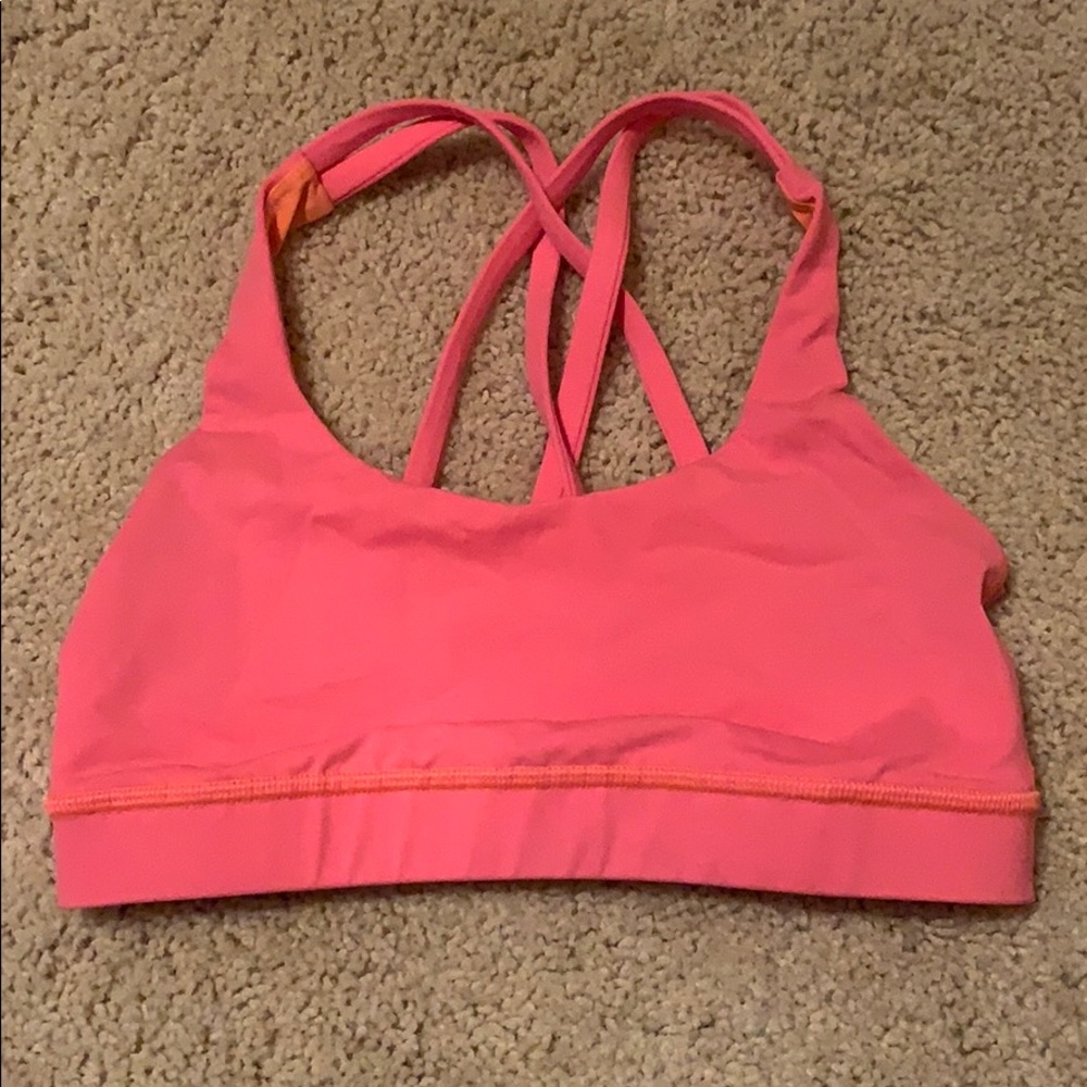 Lululemon Energy Bra - Size 4 - Pink